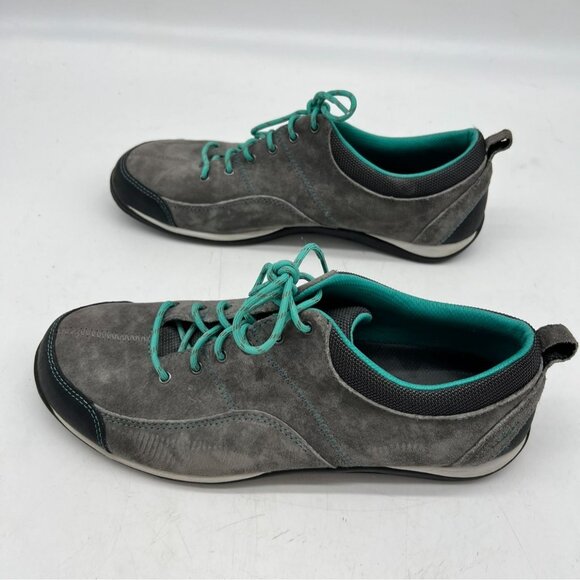 L.L.Bean Womens Beansport Feldspar Athletic Shoes 11M Gray Suede Activewear - Picture 3 of 8